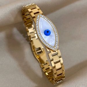 1pc Eye Stainless Steel Bracelet For Women Stylish Turkish Eyes Bracelet